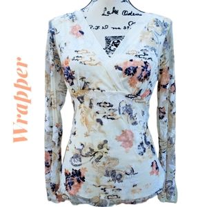 Floral Asian design Blouse